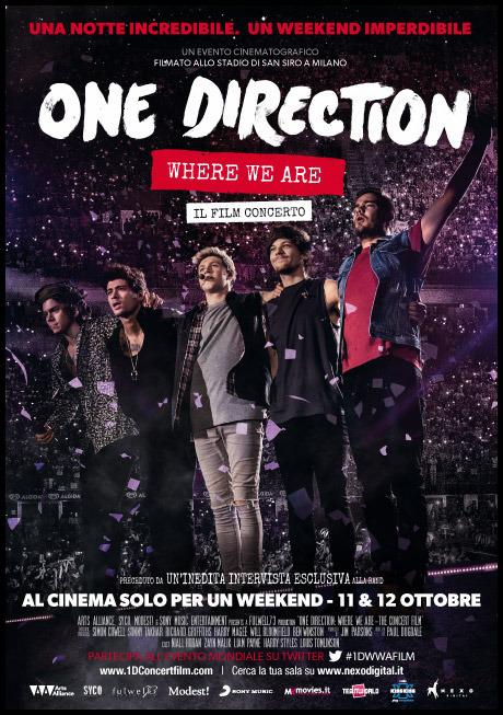 Афиша Ижевска — One Direction: Where We Are – The Concert Film