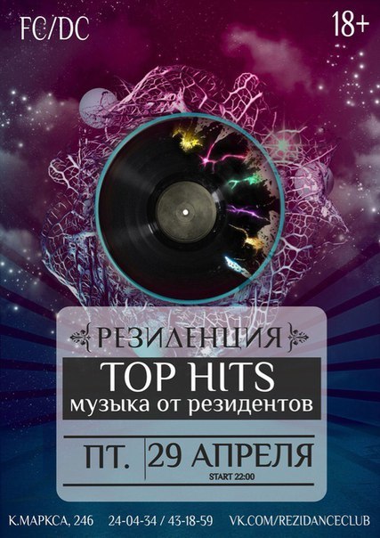 Афиша Ижевска — Top Hits в «Резиденции»