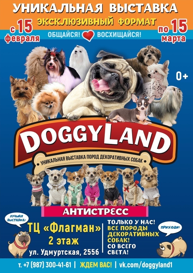 Афиша Ижевска — Выставка «Doggy land»
