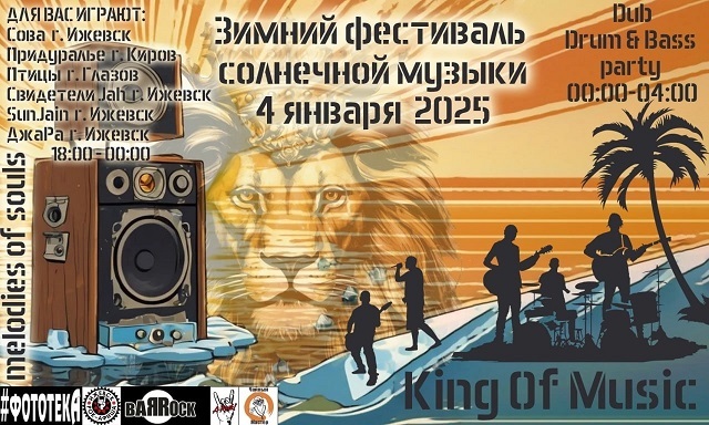 Афиша Ижевска — Зимний фестиваль солнечной музыки
