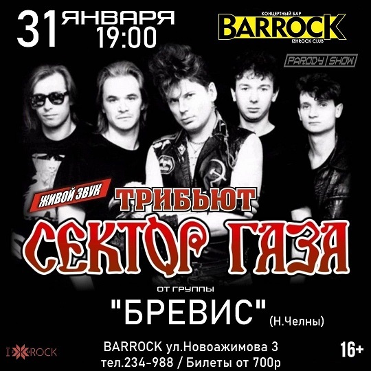Трибьют «СЕКТОР ГАЗА» от группы «БРЕВИС»