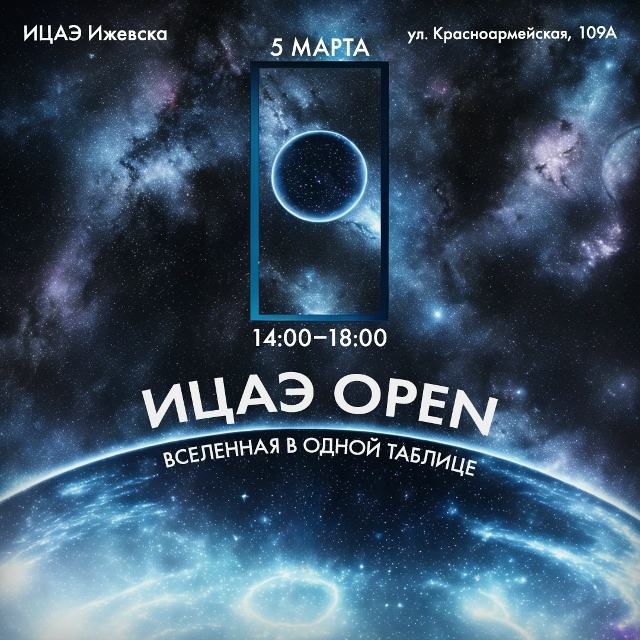 ИЦАЭ open: «Вселенная в одной таблице»