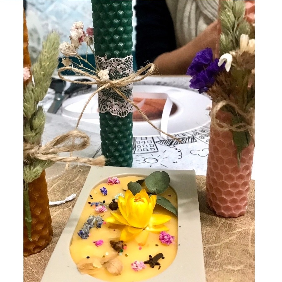 Мастер-класс по эко-набору из саше и свечей